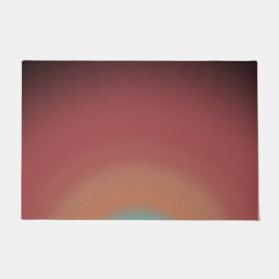 Design der Regenbogenkunst im Südwesten der Wüste Fußmatte