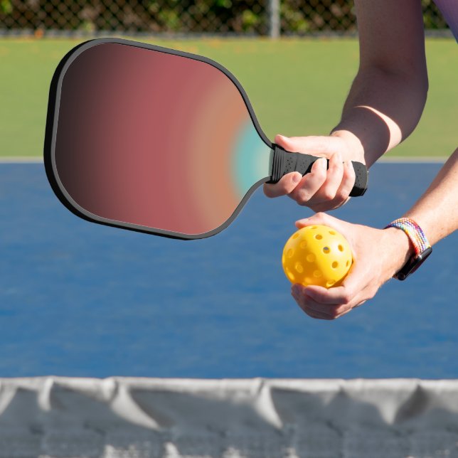 Design der Regenbogenkunst im Südwesten der Wüste Pickleball Schläger (InSitu)