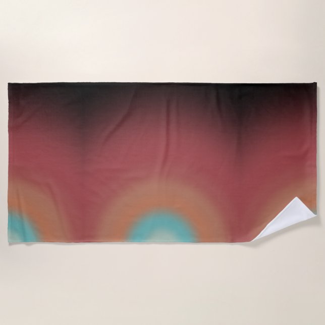 Design der Regenbogenkunst im Südwesten der Wüste Strandtuch (Vorderseite)