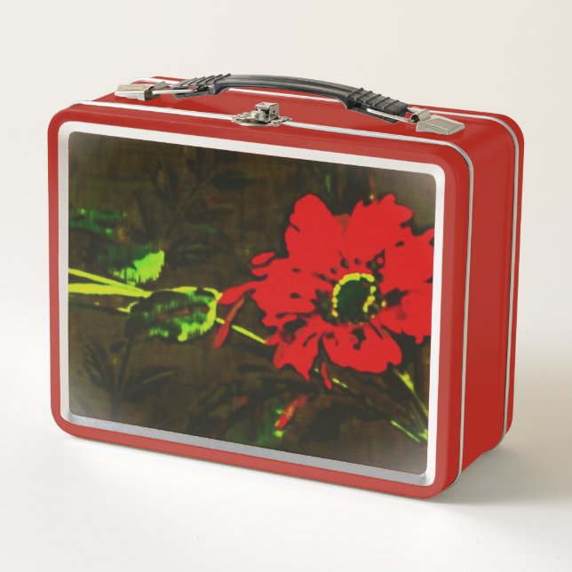 Design der Reisetasche aus Metall Brotdose (Vorderseite)
