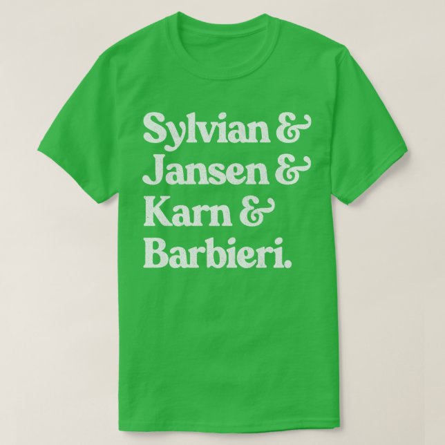 Design der Retro-Typografie in Japan verblasst T-Shirt (Design vorne)