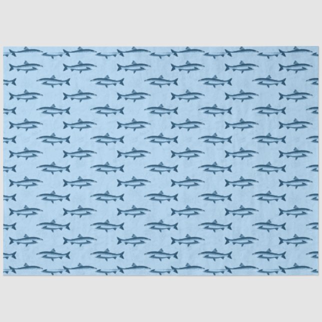 Design der rosa und blauen Wassermotorenreihe 10 Seidenpapier (Vorderseite)