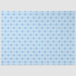 Design der rosa und blauen Wassermotorenreihe 11 Seidenpapier