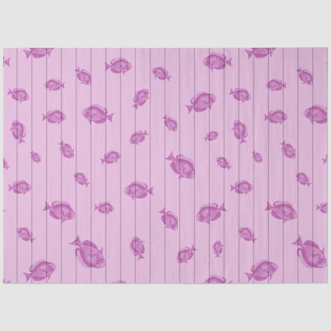 Design der rosa und blauen Wassermotorenreihe 14 Seidenpapier (Vorderseite)