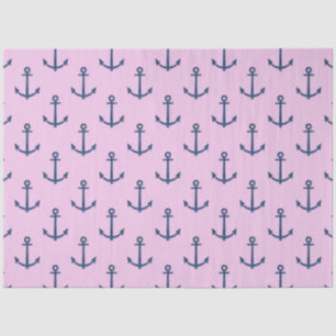 Design der rosa und blauen Wassermotorenreihe 7 Seidenpapier