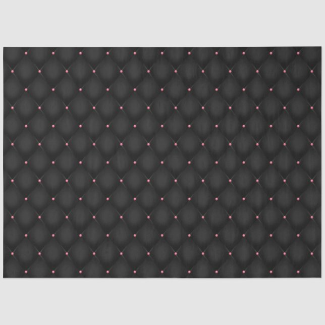 Design der rosa und goldenen Serie 11 Seidenpapier (Vorderseite)