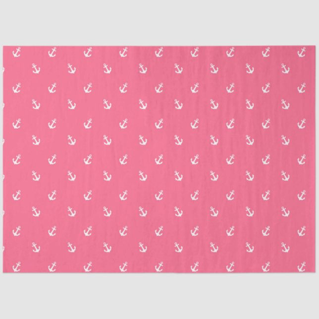 Design der rosa und schifffahrts-technischen Serie Seidenpapier (Vorderseite)