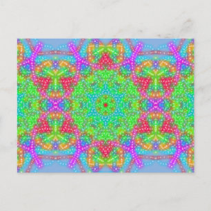 Design der Rose Postkarte