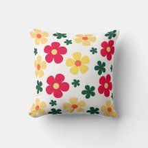 Design der roten gelben Blume
