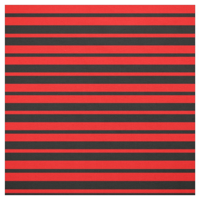 Design der roten schwarzen Streifen Stoff (Muster)