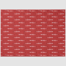 Design der roten und marinen Nautikserie 3 Seidenpapier