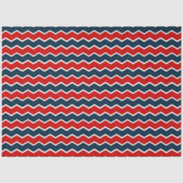 Design der roten und marinen nautischen Serie 2 Seidenpapier