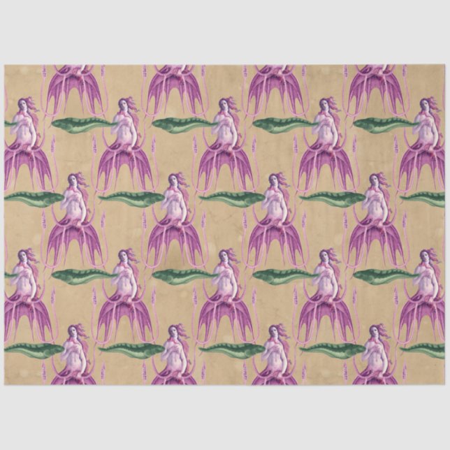 Design der Salt-Hexen-Grimore-Serie 18 Seidenpapier (Vorderseite)