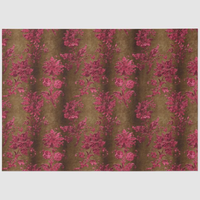 Design der Samtreihe Burgund 6 Seidenpapier (Vorderseite)