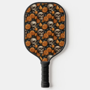 Design der Schädel- und Rose-Serie 11 Pickleball Schläger