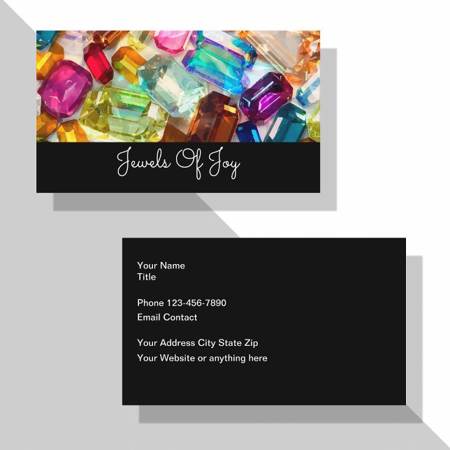 Design der Schmuck-Theme Business Card Visitenkarte (Von Creator hochgeladen)