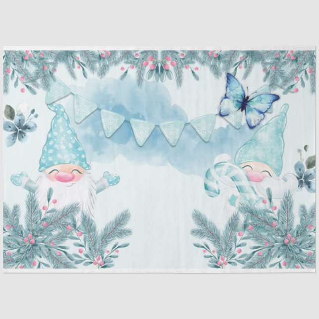 Design der Schneegeneration 6 Seidenpapier (Vorderseite)