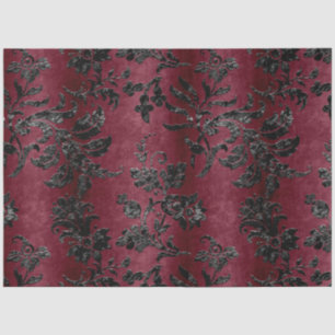 Design der schwarzen Velours-Serie 1 Seidenpapier