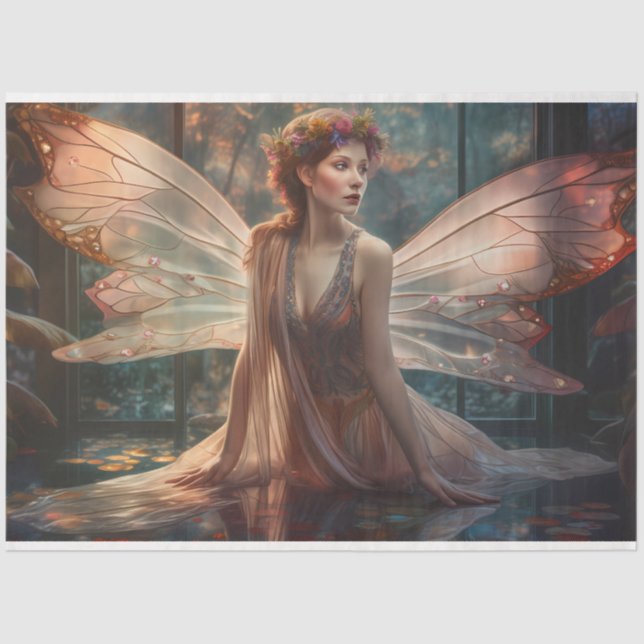 Design der Serie 6 Seidenpapier (Vorderseite)