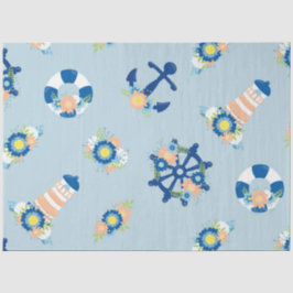 Design der Serie "Floral Nautic" 7 Seidenpapier
