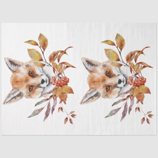 Design der Serie "Herbst" und "Blumen" 38 Seidenpapier (Vorderseite)