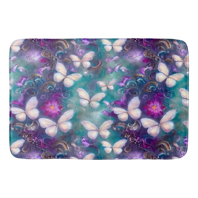Design der Serie "Mystic Butterfly" 1 Badematte (Vorderseite)