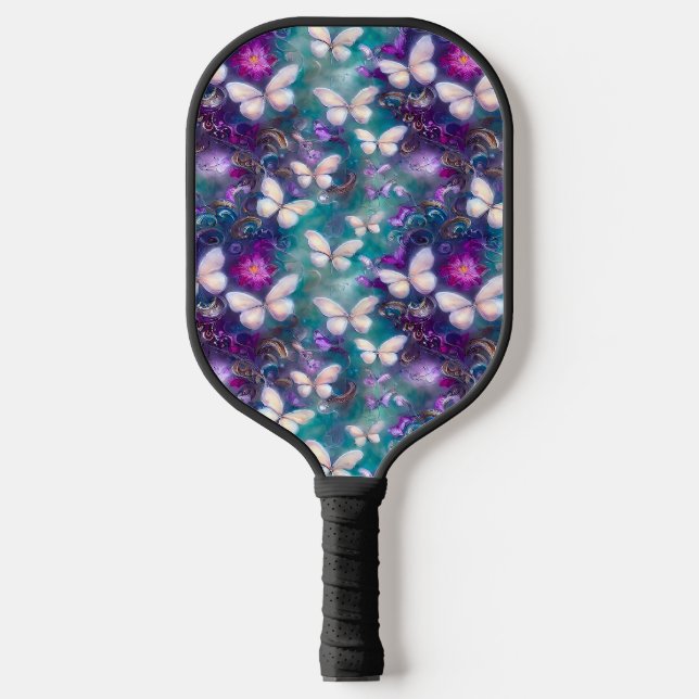 Design der Serie "Mystic Butterfly" 1 Pickleball Schläger (Vorderseite)