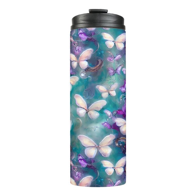 Design der Serie "Mystic Butterfly" 1 Thermosbecher (Vorderseite)
