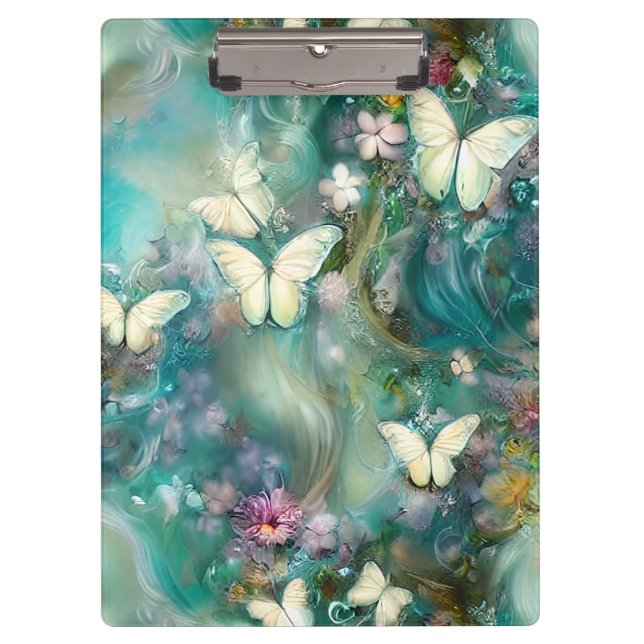 Design der Serie "Mystic Butterfly" 3 Klemmbrett (Vorderseite)