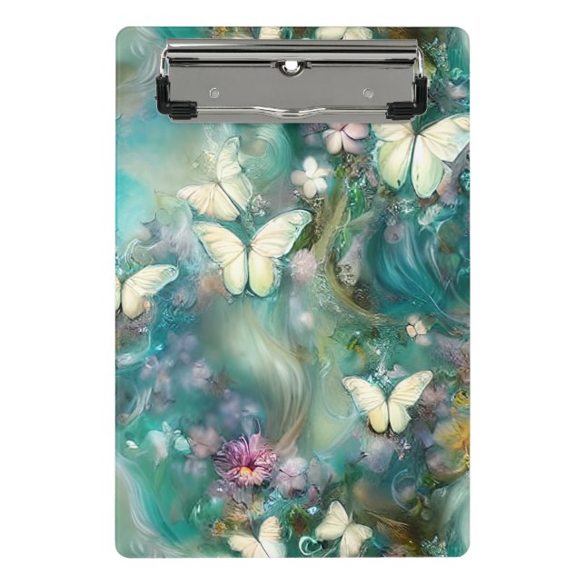 Design der Serie "Mystic Butterfly" 3 Mini Klemmbrett (Vorderseite)