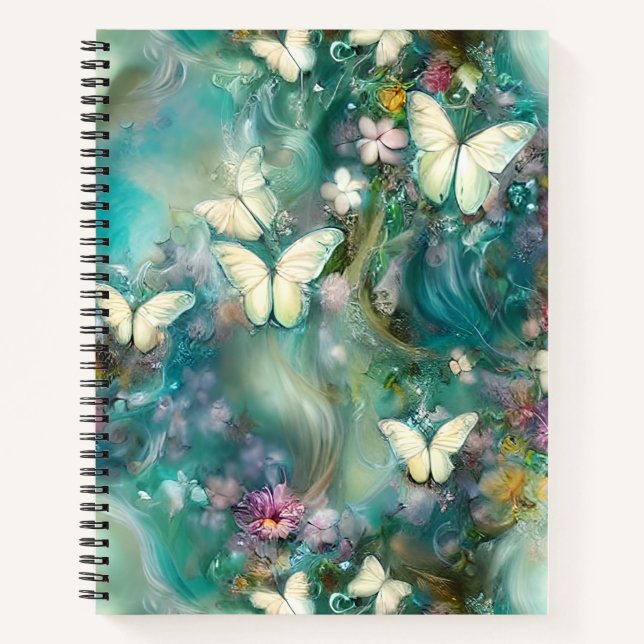 Design der Serie "Mystic Butterfly" 3 Notizbuch (Vorderseite)