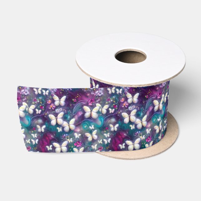 Design der Serie "Mystic Butterfly" 5 Satinband (Spule)