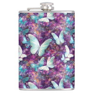 Design der Serie "Mystic Butterfly" 7 Flachmann