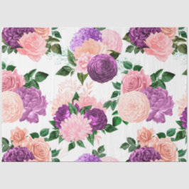 Design der Serie Peach, Pink und Lavendel 1 Seidenpapier