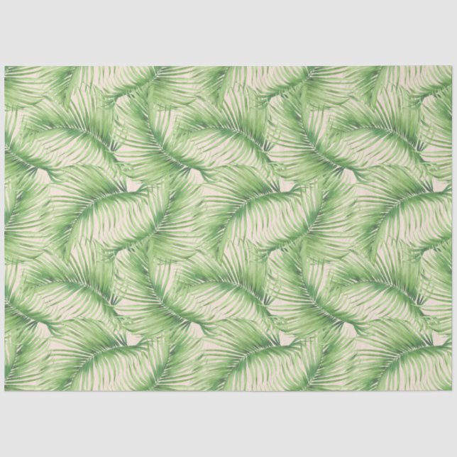 Design der Serie Tropical Animal Print and Greener Seidenpapier (Vorderseite)