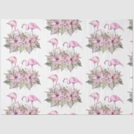Design der Serie "Watercolor Flamingo" 3 Seidenpapier