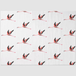 Design der Serie Watercolor Flamingo 6 Seidenpapier