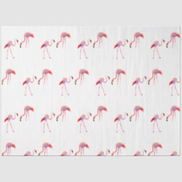 Design der Serie Watercolor Flamingo 9 Seidenpapier