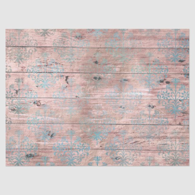 Design der Shabby Chic-Holzserie 14 Seidenpapier (Vorderseite)