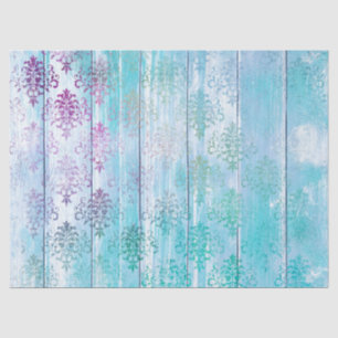 Design der Shabby Chic-Holzserie 2 Seidenpapier