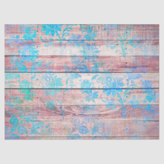 Design der Shabby Chic-Holzserie 7 Seidenpapier