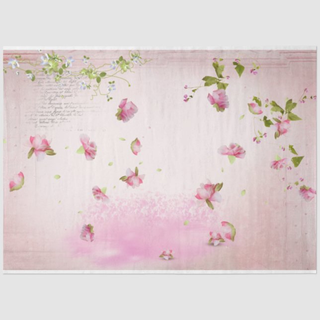 Design der Shabby Chic-Serie 29 Seidenpapier (Vorderseite)