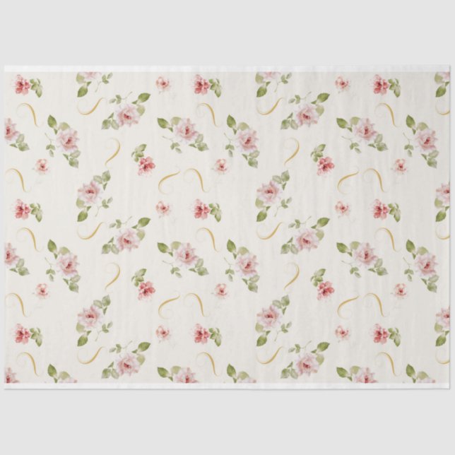 Design der Shabby Chic Writing Series 7 Seidenpapier (Vorderseite)