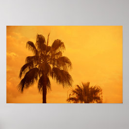 Design der Sommerpalme Poster