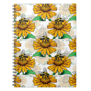 Design der Sonnenblumen-Blume Notizblock