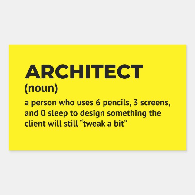 Design der Spaß-Definition Rechteckiger Aufkleber (Vorderseite)