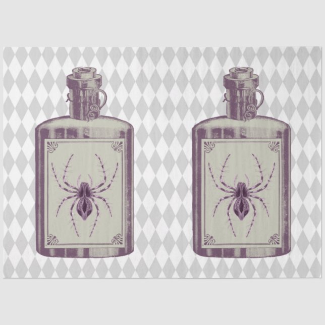 Design der Spider-Hexen-Serie 24 Seidenpapier (Vorderseite)