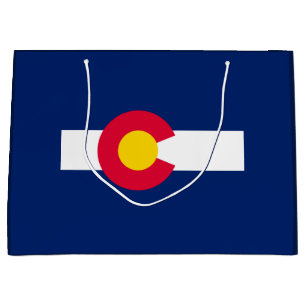 Design der Staatsflagge Colorado Große Geschenktüte