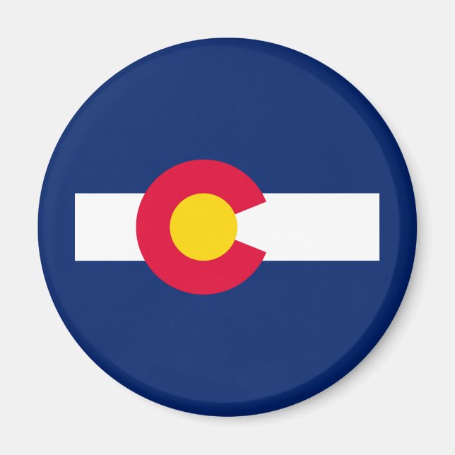 Design der Staatsflagge Colorado Magnet (Vorne)