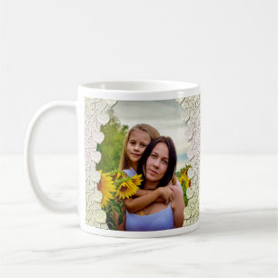 Design der Tasse für personalisierte Glitzer Foto